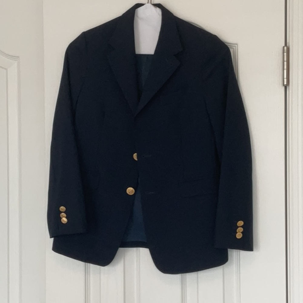 Vineyard Vines Blue and Gold Blazer Classic Style